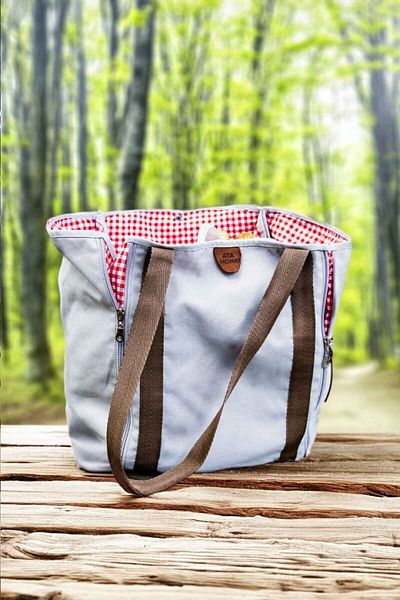 GenelTedarik Copy - Bagata Large Size Zippered Picnic Beach and Camping Bag Cover