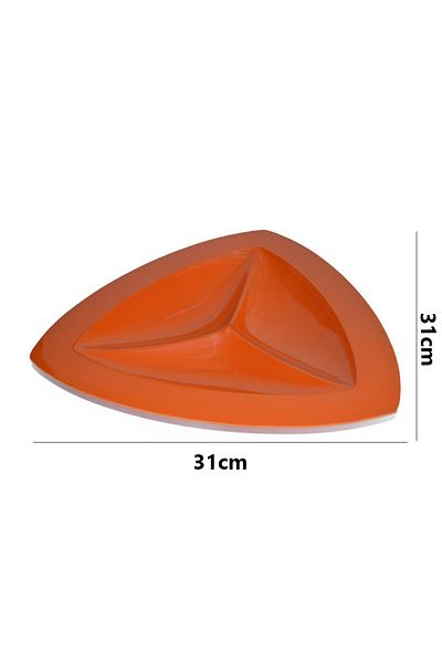 Generic طبق ميلامين مقسم الى 3 أقسام