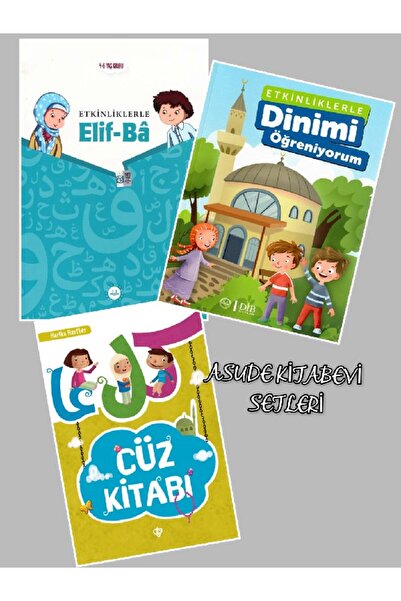 Diyanet İşleri Başkanlığı أتعلم بالأنشطة ومجموعة أدوات السفر المكونة من 3 كتب