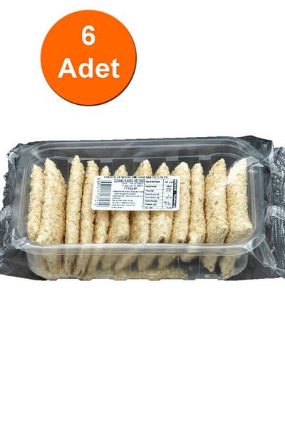 Kardeşler Şekerleme 150g X 6 Pieces of Halva Oil Lamp - Brothers with Sesame