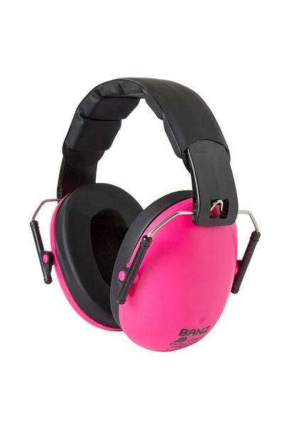 Banz Children's Earmuffs, Bubzee, 3-10 Years, Pink