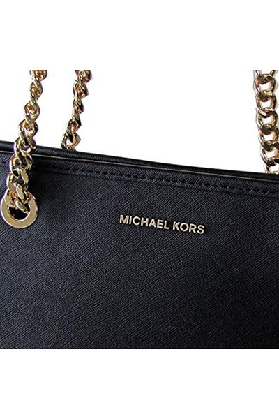 Michael Kors 30S6GJ8T2L 001 Tote Bag, A4 Size, Storeable, Jet Set Travel Black, Black