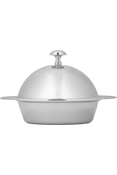 ALSAIF Date Bowl Hazel By – Keeps Food Fresh And Clean Inside, Chrome