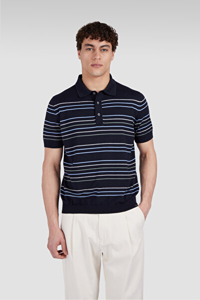 PAUL&SHARK COTTON CASHMERE BUTTON POLO SHIRT