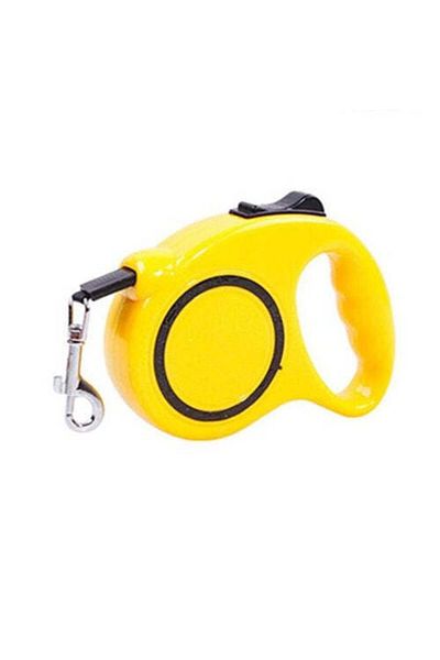 zola Mechanical dog leash, maximum weight 15 kg, 5m, yellow