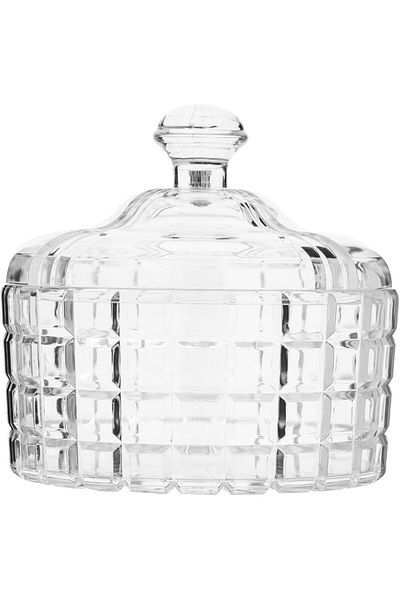 ALSAIF Acrylic Round Date Bowl with Transparent Lid