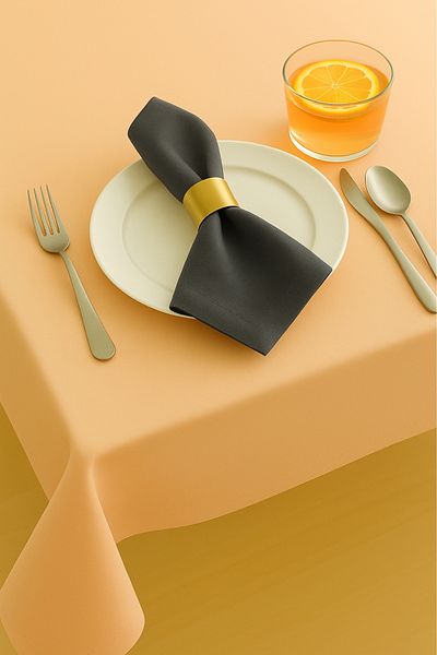 Luvora Home Luna Series Velvet Textured 2-Piece Guest Napkin - Anthracite
