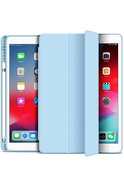 VAGHVEO Husă de protecție pentru iPad Air, TPU, albastră, 10,9 inci