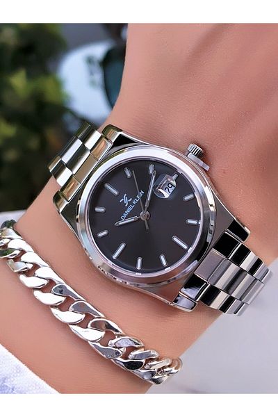Daniel Klein Brand Black Dial Women's Wristwatch with Bracelet Gift