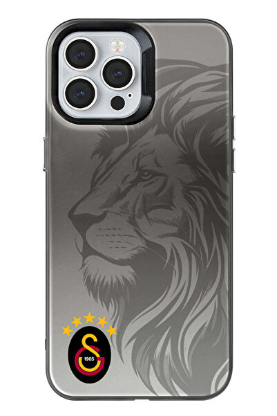 Galatasaray iPhone 13 Pro Max Uyumlu Galatasaray 5 Yıldız Aslan Premium Lisanslı Telefon Kılıfı
