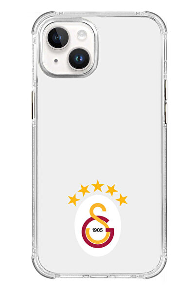 Galatasaray iPhone 13 Uyumlu Galatasaray 5 Yıldız Arma Lisanslı Telefon Kılıfı
