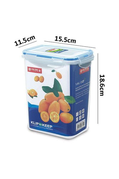 Generic 1.9L Food Container with Plastic Lid