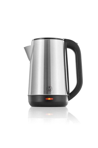 ALSAIF Water Kettle Stainless Steel , 2 L , 2200 W , Silver/Black - E03223
