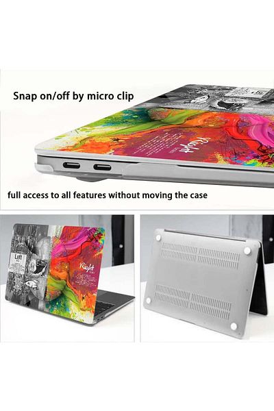 MUSHUI Protective Case For Macbook Air 13 2010-2017 , Plastic, Multicolor, 13 Inches