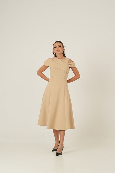 UO Dresses Enchanted-garden-dress-beige