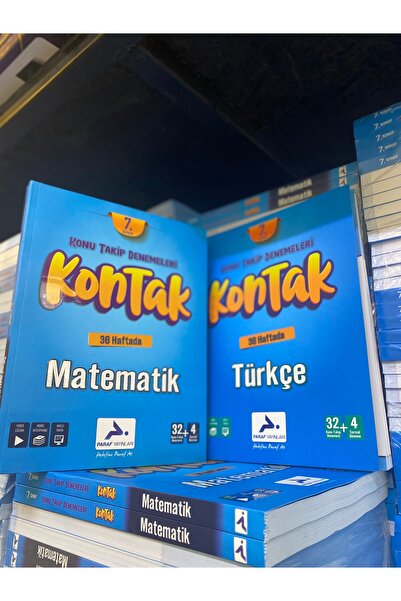 Yanıt Yayınları PARAF KONTAK 7.SINIF MAT VE TÜRKÇE DENEME GÜNCEL