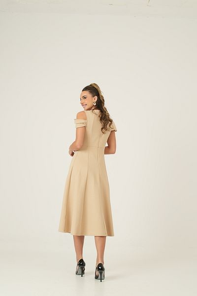 UO Dresses Enchanted-garden-dress-beige