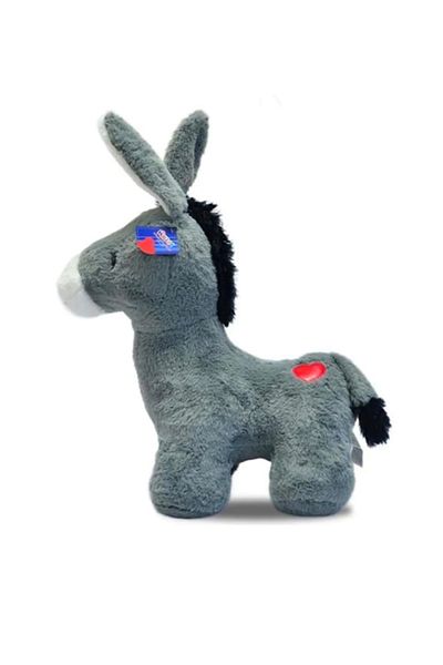 Şeker Adası Cute Heart Plush Donkey 35 cm Halley Sleeping and Playmate Apologetics Donkey