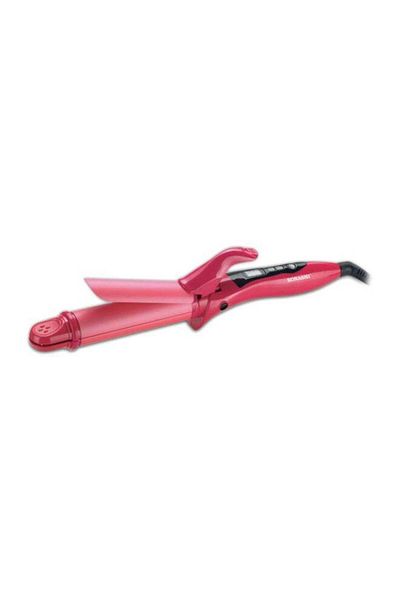sonashi 2in1 Hair Curler And Straightener with Ceramic Coated Barrel LED Display 360 Swivel Cord On And Off