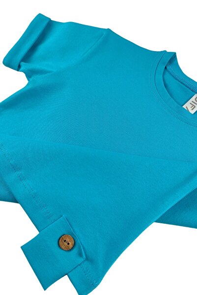 difa kids Подвійний комплект дерев'яних ґудзиків Літній синій неоновий жовтий дівчата хлопці хлопці унісекс нижній верхній комплект