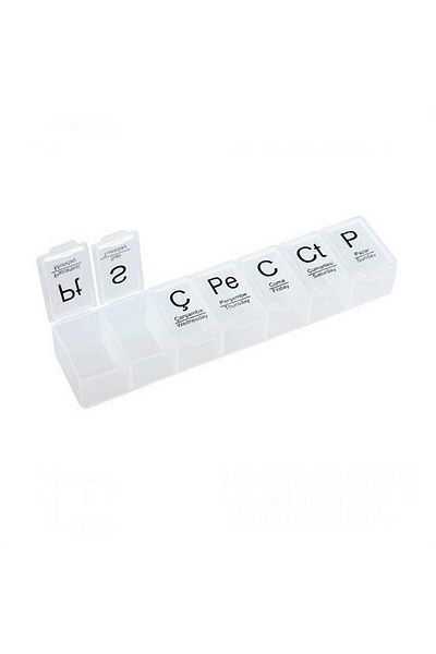 tedaks Weekly Daily Medicine Storage Box 7 Day Medicine Storage Container