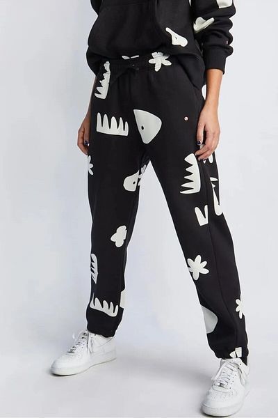 Nike Jordan Brooklyn Artist Series Fleece Women's Wide Fit Sweatpants Black