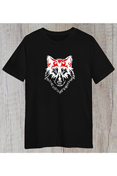donamod Tricou Tribal Wolf Special Design