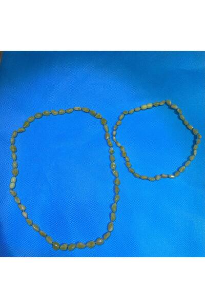 KUKAYLA anne bebek takım damla kehribar kolye