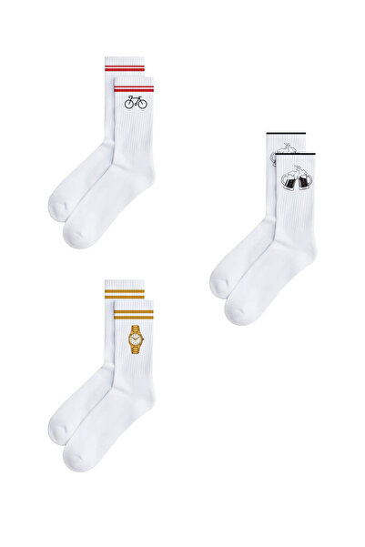 John Frank 3lü Erkek Tenis Çorap Seti