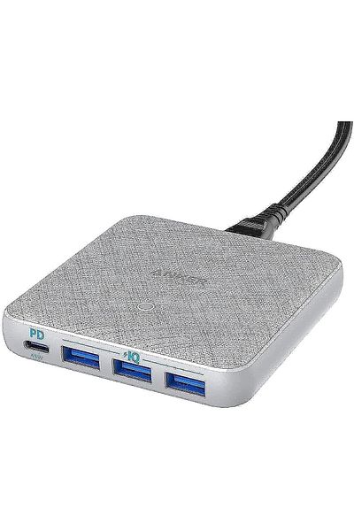 Anker Anker PowerCore 4-Port 65W Fast Charging Station - White - PD