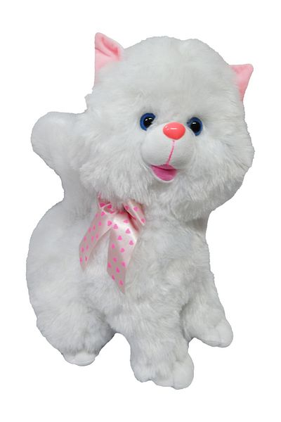 Art Tone Halley Toy Plush Sitting Chubby Cat 50 cm