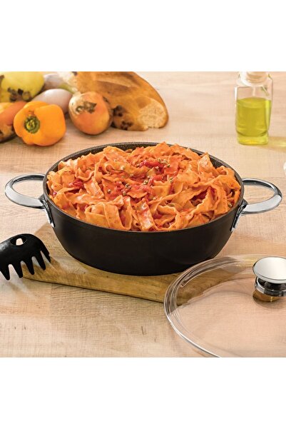 ÖZLİFE DORA 30 Cm Granite Karnıyarık Pot Plain