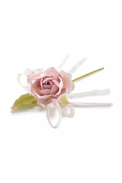 Decorer Set 12 Trandafiri Artificiali Roz 13 Cm