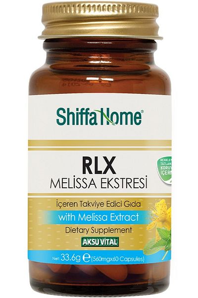 Shiffa Home Rlx Lemon Balm Extract 60 Capsules 560 Mg