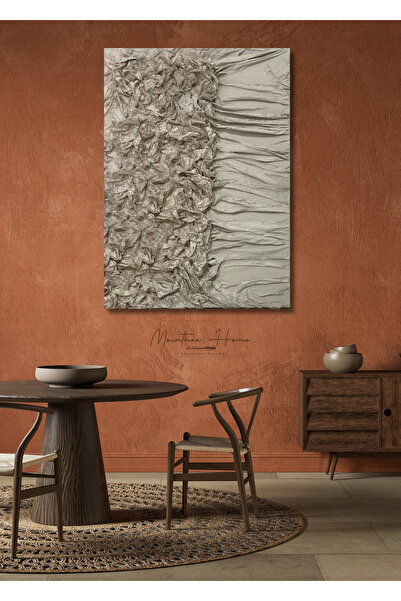 MAİNTHEAHOME Dokulu Alçı Tablo - Hayal Perdesi | El Yapımı 3D Dekoratif Duvar...