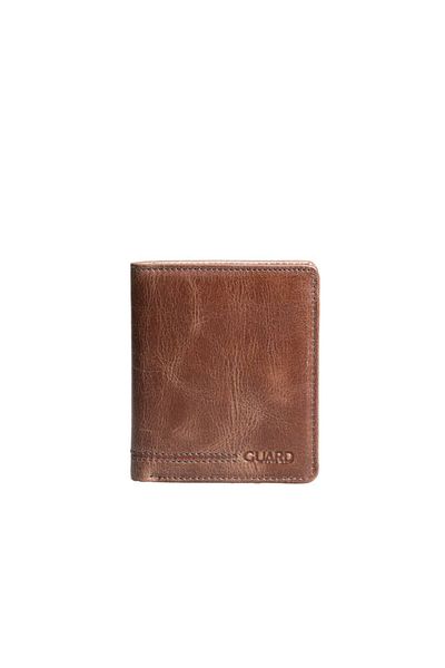 GUARD Dustin Antique Brown Leather Men's Wallet - Grd2403Xw22556