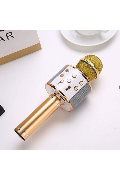 rexa Bluetooth Karaoke Microphone MIC-WS-858 Gold