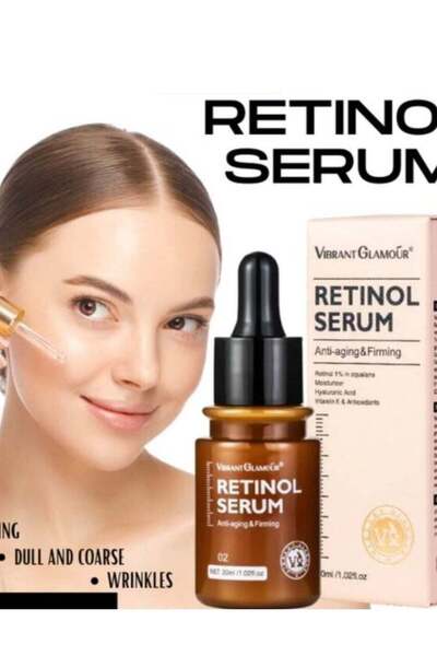 Vibrant Glamour سيروم الريتينول للوجه مضاد للشيخوخة مع ترطيب وإخفاء الخطوط الدقيقة، عناية عميقة 30 مل