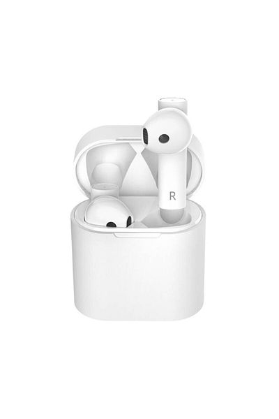 MACVI Macvi® TWS MIR6 wireless headphones, IPX4, Bluetooth 5.0, voice assistant, Hi-Fi, white