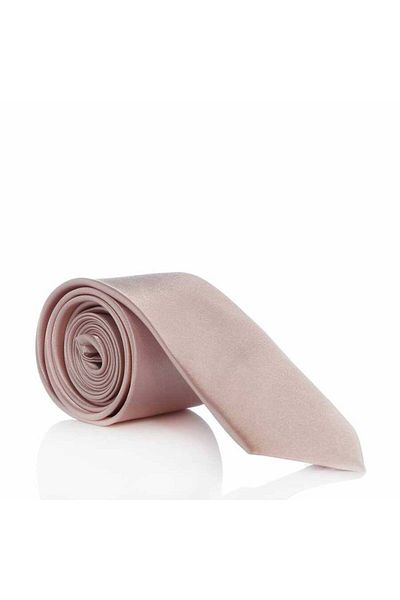 Gaffy Πούδρα Pink Slim Fit (ΛΕΠΤΟ) Μαντήλι μονόχρωμο Σατέν Γραβάτα - Ss-39
