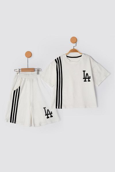 Lmn La Tie Oversized Unisex Shorts Suit