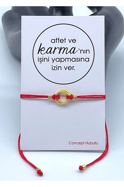 Concept HuBuTU Karma Philosophy Red Fate Rope Anklet