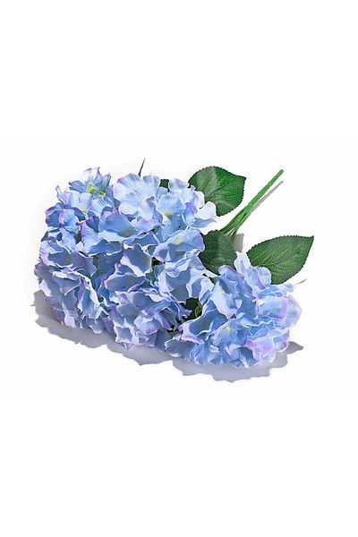 Decorer Set of 3 Artificial Hydrangeas 43 Cm