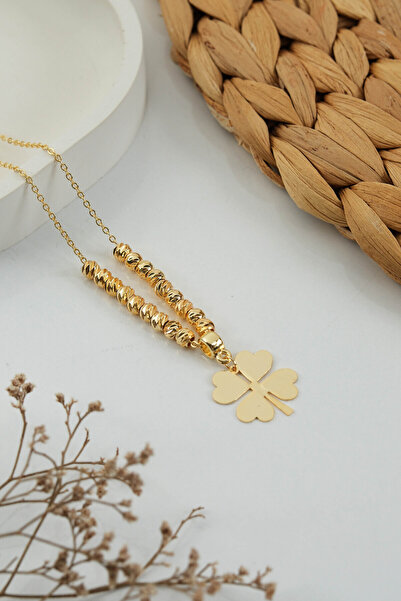 Jack Ferrero KADIN ALTIN KAPLAMA RENK ATMAZ ÇOKLU KOLYE SETİ