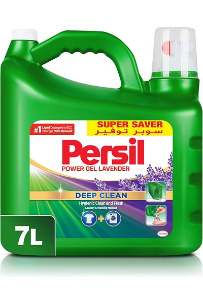 Persil Power Gel Lavender Scent Laundry Detergent - 7L