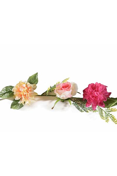 Decorer Ghirlanda Flori Artificiale 220 Cm