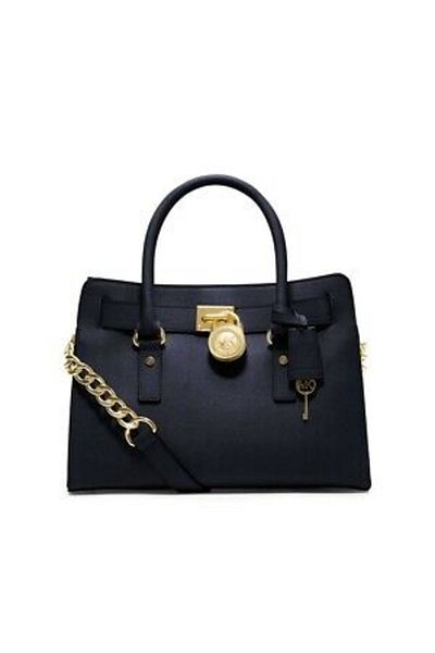 Michael Kors NWT Michael Kors Hamilton Medium Tote Navy Saffiano Leather
