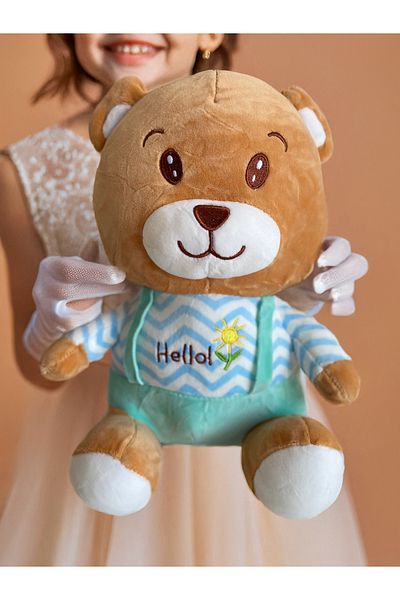 PoppyPlays Bear Plush Toy Hello 40cm Yumoş Sweet - My Fluffy Gift