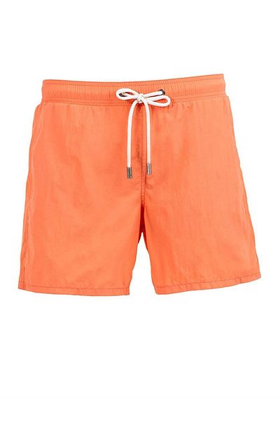 Miami Beach Ανδρικό σορτς παραλίας μαγιό - Salmon Water Repellent, Nylon Fabric, Μονόχρωμο - 540-Somon