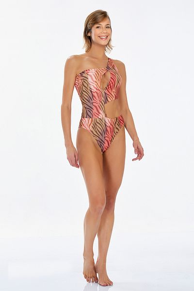 Bravie Women's Asymmetrical Cut Single Strap Mayokini
